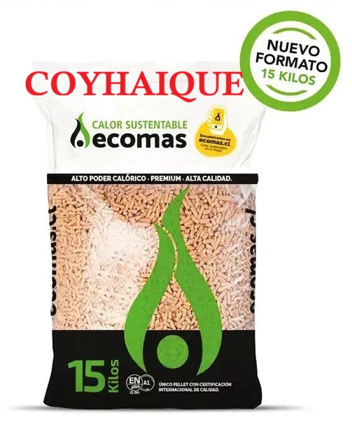 Bolsa de Pellet 15 kg para Calefaccion - Coyhaique